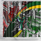 South Africa Fist of Freedom Shower Curtain Never Give Up