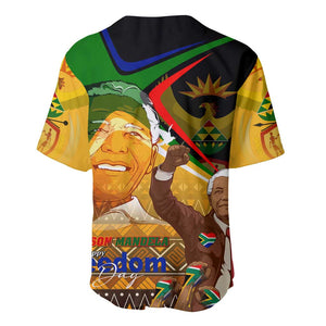 South Africa Heritage Nelson Mandela Baseball Jersey Happy Freedom Day Victory Art