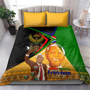 South Africa Heritage Nelson Mandela Bedding Set Happy Freedom Day Victory Art