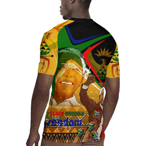 South Africa Heritage Nelson Mandela Rugby Jersey Happy Freedom Day Victory Art