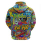 Hip Hop Graffiti Art Hoodie Black Power