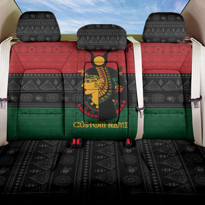 Personalized Queen of Egypt Back Car Seat Cover in Pan-African Colors