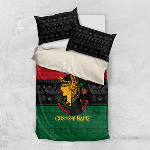 Personalized Queen of Egypt Bedding Set in Pan-African Colors