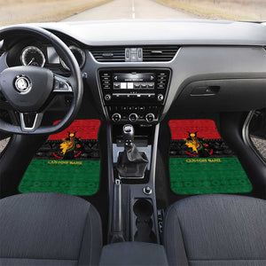 Personalized Queen of Egypt Car Mats in Pan-African Colors