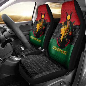 Personalized Queen of Egypt Car Seat Cover in Pan-African Colors