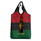 Personalized Queen of Egypt Grocery Bag in Pan-African Colors