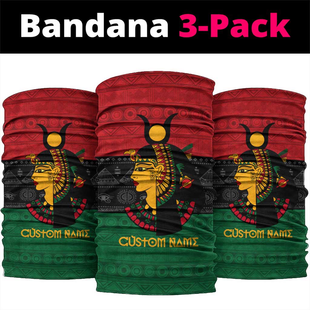 Personalized Queen of Egypt Neck Gaiter in Pan-African Colors DT02