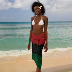 Personalized Queen of Egypt Sarong in Pan-African Colors