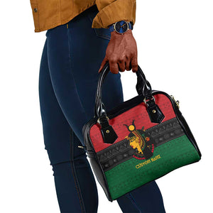 Personalized Queen of Egypt Shoulder Handbag in Pan-African Colors