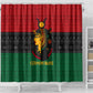 Personalized Queen of Egypt Shower Curtain in Pan-African Colors