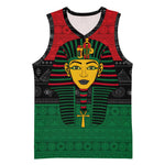 Personalized Ancient Egypt Basketball Jersey - Pharaoh in Pan-African Colors DT02