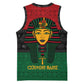 Personalized Ancient Egypt Basketball Jersey - Pharaoh in Pan-African Colors DT02