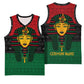 Personalized Ancient Egypt Basketball Jersey - Pharaoh in Pan-African Colors DT02