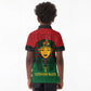 Personalized Ancient Egypt Kid Polo Shirt - Pharaoh in Pan-African Colors