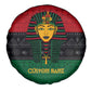 Personalized Ancient Egypt Spare Tire Cover - Pharaoh in Pan-African Colors