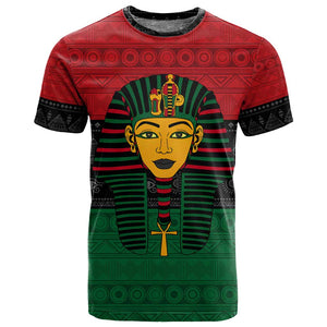 Personalized Ancient Egypt T shirt - Pharaoh in Pan-African Colors