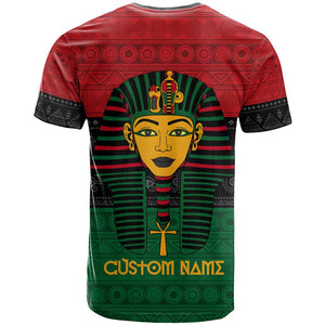 Personalized Ancient Egypt T shirt - Pharaoh in Pan-African Colors