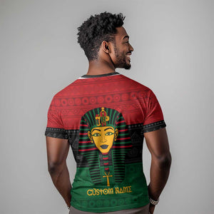 Personalized Ancient Egypt T shirt - Pharaoh in Pan-African Colors