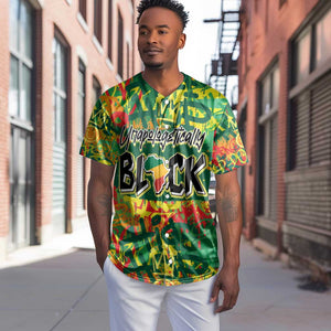 Personalized African Design Baseball Jersey - Unapologetically Black