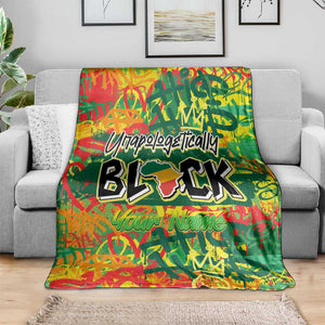 Personalized African Design Blanket - Unapologetically Black