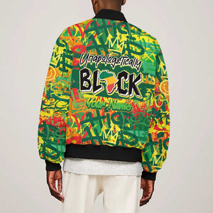 Personalized African Design Bomber Jacket - Unapologetically Black