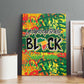 Personalized African Design Canvas Wall Art - Unapologetically Black