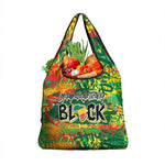 Personalized African Design Grocery Bag - Unapologetically Black