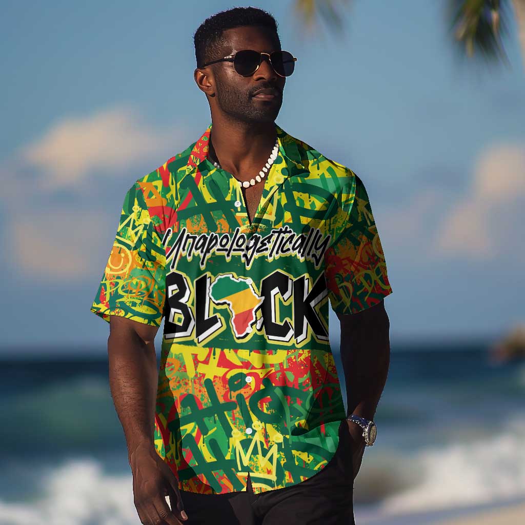 Personalized African Design Hawaiian Shirt - Unapologetically Black