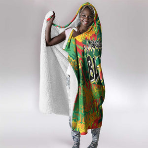 Personalized African Design Hooded Blanket - Unapologetically Black