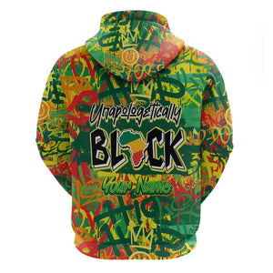 Personalized African Design Hoodie - Unapologetically Black