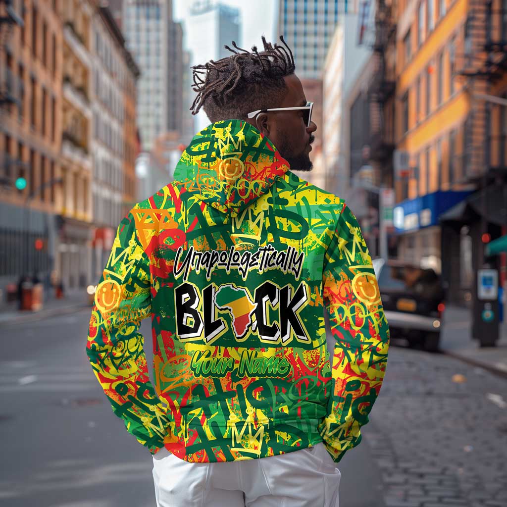 Personalized African Design Hoodie - Unapologetically Black