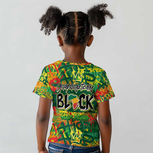 Personalized African Design Kid T shirt - Unapologetically Black