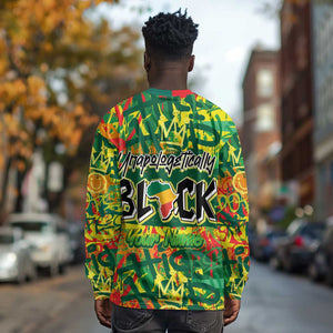 Personalized African Design Long Sleeve Shirt - Unapologetically Black DT02