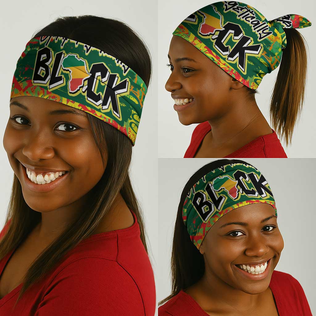 Personalized African Design Neck Gaiter - Unapologetically Black DT02