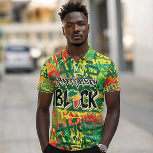 Personalized African Design Polo Shirt - Unapologetically Black