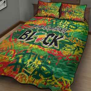 Personalized African Design Quilt Bed Set - Unapologetically Black