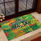 Personalized African Design Rubber Doormat - Unapologetically Black