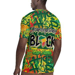 Personalized African Design Rugby Jersey - Unapologetically Black