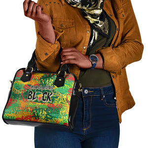 Personalized African Design Shoulder Handbag - Unapologetically Black