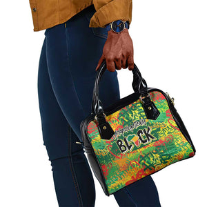 Personalized African Design Shoulder Handbag - Unapologetically Black