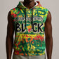 Personalized African Design Sleeveless Hoodie - Unapologetically Black - African Pride