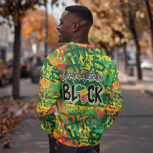 Personalized African Design Sweatshirt - Unapologetically Black