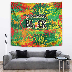 Personalized African Design Tapestry - Unapologetically Black