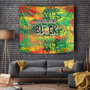 Personalized African Design Tapestry - Unapologetically Black