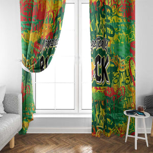 Personalized African Design Window Curtain - Unapologetically Black