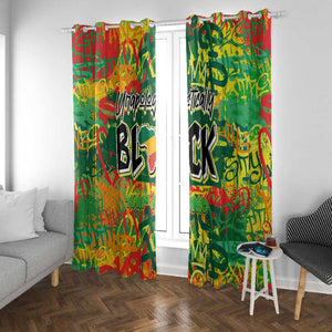 Personalized African Design Window Curtain - Unapologetically Black