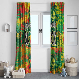 Personalized African Design Window Curtain - Unapologetically Black