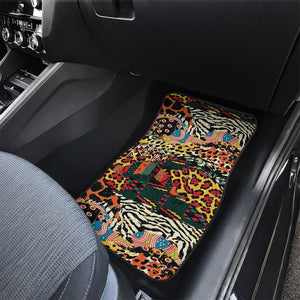 African Wildlife Car Mats Animal Pattern