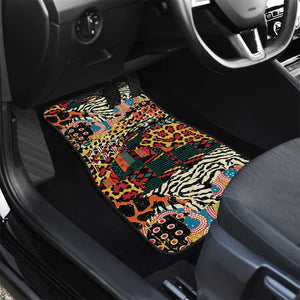 African Wildlife Car Mats Animal Pattern