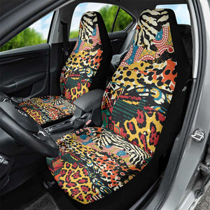 African Wildlife Car Seat Cover Animal Pattern